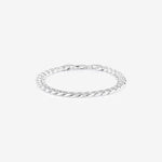 Round Cut Cubic Zirconia in 925 Sterling Silver Bracelet 1