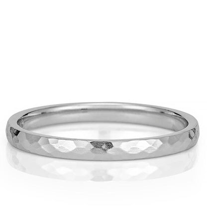 Stunning Hammered Metal Wedding Bands 3