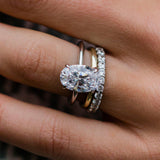 Round Cut Solitaire Style Cubic Zirconia in 925 Sterling Silver Ring 4
