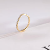 Stunning 0.3 TCW Round Moissanite Stones Half Eternity Wedding Band 9