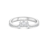 Stunning 0.3  TCW Round and Marquise Moissanite Stones Full Eternity Wedding Band 1