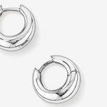 Round Cut Cubic Zirconia in 925 Sterling Silver Earrings 5