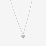 Round Cut Cubic Zirconia in 925 Sterling Silver Necklace 4