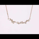 Round Cut Cubic Zirconia in 925 Sterling Silver Necklace 4