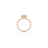 Stunning 1.0 CT Round Moissanite Engagement Ring with Halo Design 2