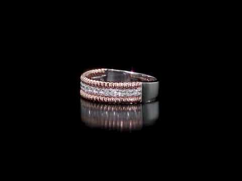 Round Cut Cubic Zirconia in 925 Sterling Silver Wedding Bands 11