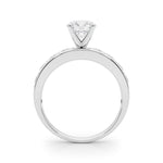 Stunning 0.50-1.50 Round Moissanite Engagement Ring With Pave Design 3