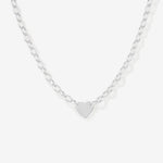 Round Cut Cubic Zirconia in 925 Sterling Silver Necklace 1