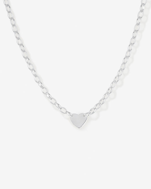 Round Cut Cubic Zirconia in 925 Sterling Silver Necklace 1