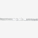 Round Cut Cubic Zirconia in 925 Sterling Silver Bracelet 3