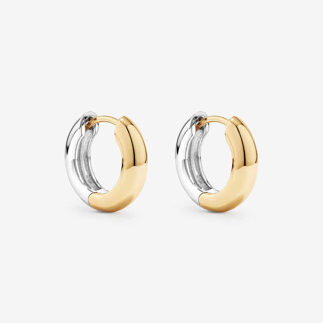Round Cut Cubic Zirconia in 925 Sterling Silver Earrings 1