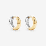 Round Cut Cubic Zirconia in 925 Sterling Silver Earrings 1
