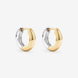 Round Cut Cubic Zirconia in 925 Sterling Silver Earrings 1
