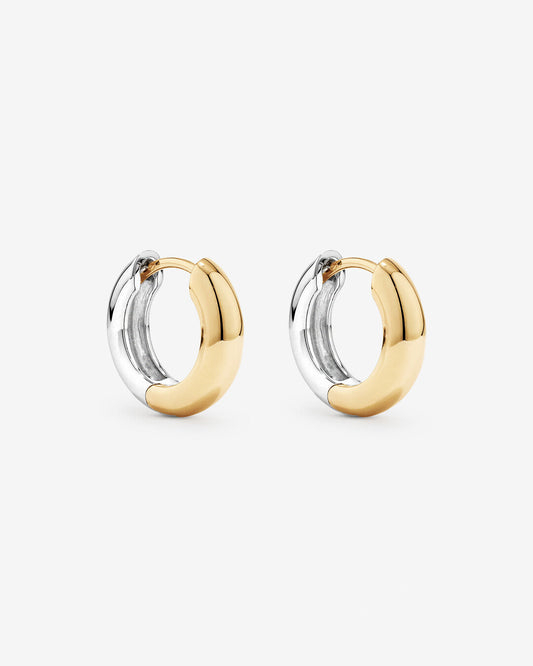 Round Cut Cubic Zirconia in 925 Sterling Silver Earrings 1
