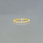 Stunning 0.28 TCW Round Moissanite Stones Full Eternity Wedding Band 6