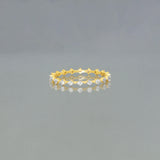 Stunning 0.28 TCW Round Moissanite Stones Full Eternity Wedding Band 6