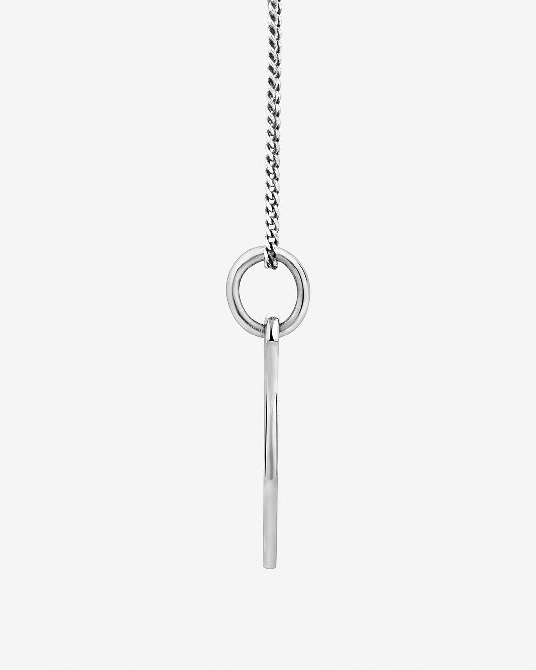 Round Cut Cubic Zirconia in 925 Sterling Silver Necklace 3