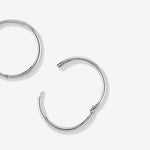 Round Cut Cubic Zirconia in 925 Sterling Silver Earrings 5