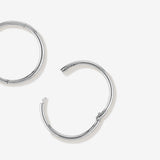 Round Cut Cubic Zirconia in 925 Sterling Silver Earrings 5