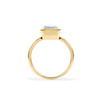 4.0 CT Emerald Aquamarine Lab Made Diamond- March Birthstone Engagement Ring 5