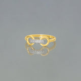 Stunning 0.07 TCW Round Moissanite Stones Diamond Bridle Wedding Bands 7