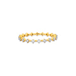 Stunning 0.28 TCW Round Moissanite Stones Full Eternity Wedding Band 1