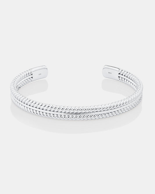 Round Cut Cubic Zirconia in 925 Sterling Silver Bracelet 1