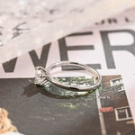 Stunning 1.0 CT Round Moissanite Engagement Ring with Solitaire Design 7