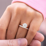 Stunning 0.3 TCW Round Moissanite Stones Chloé Eternity Wedding Band 5