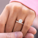Stunning 0.3 TCW Round Moissanite Stones Chloé Eternity Wedding Band 5
