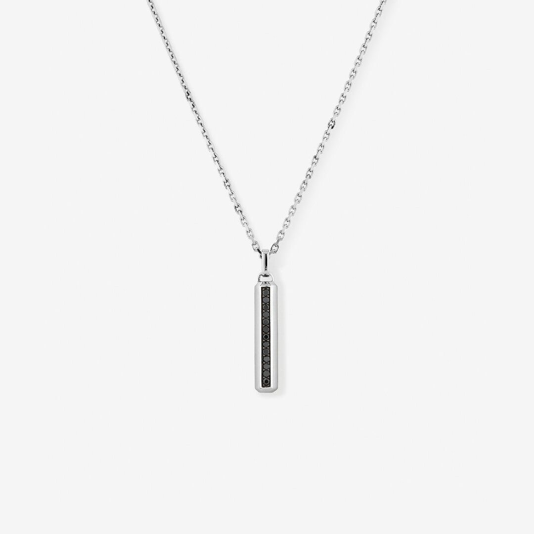 Round Cut Cubic Zirconia in 925 Sterling Silver Necklace 1