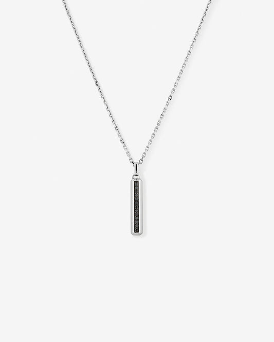 Round Cut Cubic Zirconia in 925 Sterling Silver Necklace 1