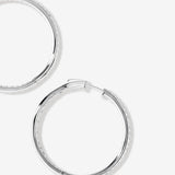 Round Cut Cubic Zirconia in 925 Sterling Silver Earrings 4