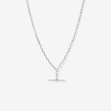 Round Cut Cubic Zirconia in 925 Sterling Silver Necklace 1