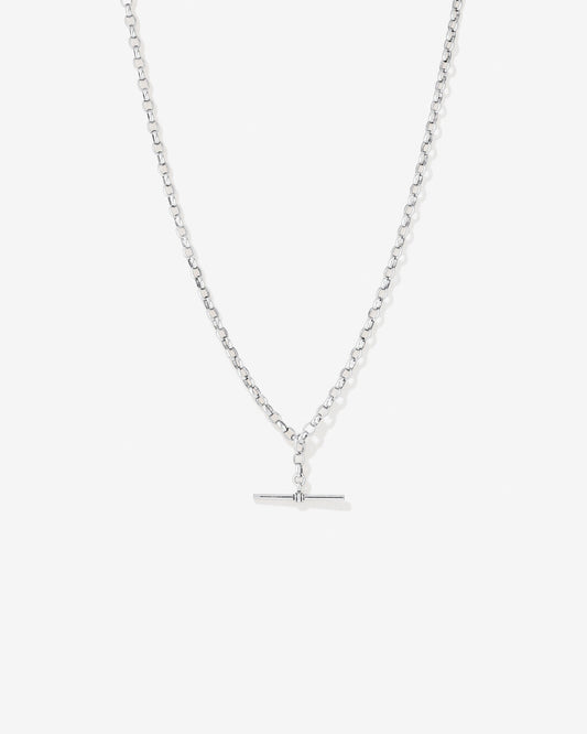 Round Cut Cubic Zirconia in 925 Sterling Silver Necklace 1