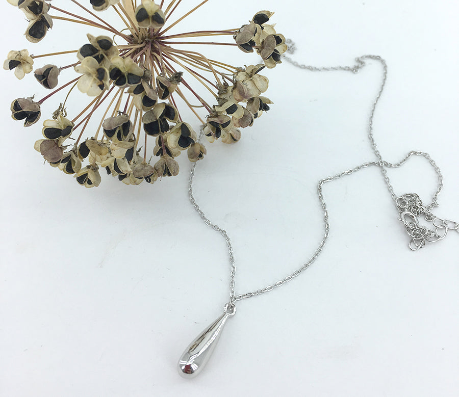 Round Cut Cubic Zirconia in 925 Sterling Silver Necklace 5