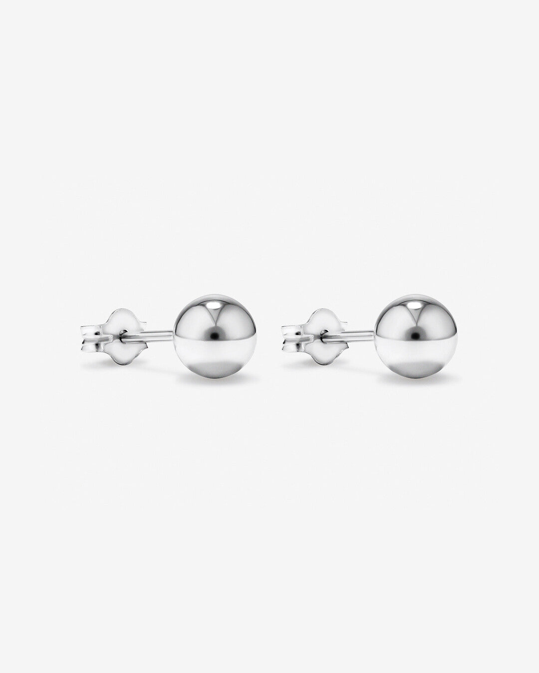 Round Cut Cubic Zirconia in 925 Sterling Silver Earrings 3