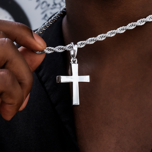 Cross Pendant Style Silver Pendant for Him 2