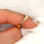Stunning Chevron Metal Wedding Bands 8