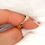 Stunning Chevron Metal Wedding Bands 8