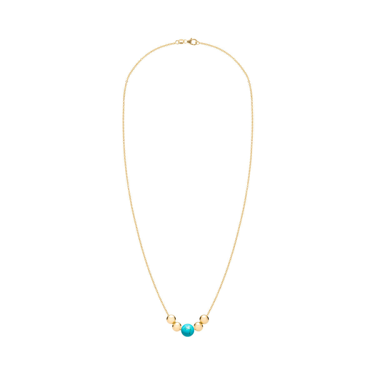 0.06 CT Round Topaz Lab Made Diamond- December Birthstone Necklace 4