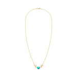 0.06 CT Round Topaz Lab Made Diamond- December Birthstone Necklace 4