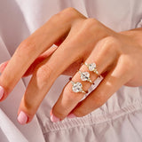 Stunning 1.50 CT Oval Moissanite Engagement Ring with Cluster Design 5