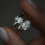 1.0 CT Oval Solitaire CVD F/VS2 Diamond Engagement Ring 10