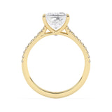 Stunning 2.0 CT Princess Moissanite Engagement Ring with Split Shank Design 3