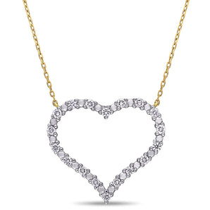 Round Cut Cubic Zirconia in 925 Sterling Silver Necklace