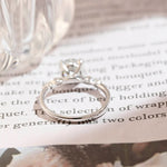 Stunning 2.0 CT Round Moissanite Engagement Ring with Multiple Stones Design 2