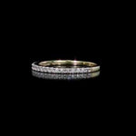 Round Cut Cubic Zirconia in 925 Sterling Silver Wedding Bands 11