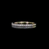 Round Cut Cubic Zirconia in 925 Sterling Silver Wedding Bands 11
