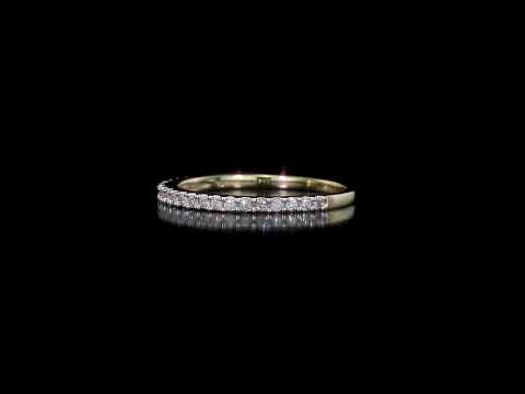 Round Cut Cubic Zirconia in 925 Sterling Silver Wedding Bands 7